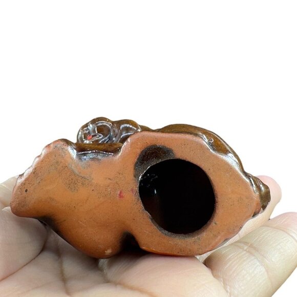 Vintage 1960s RedWare Pottery Ceramic Japan Dog Puppy Figurine Poodle Spaniel 2 - Picture 3 of 8